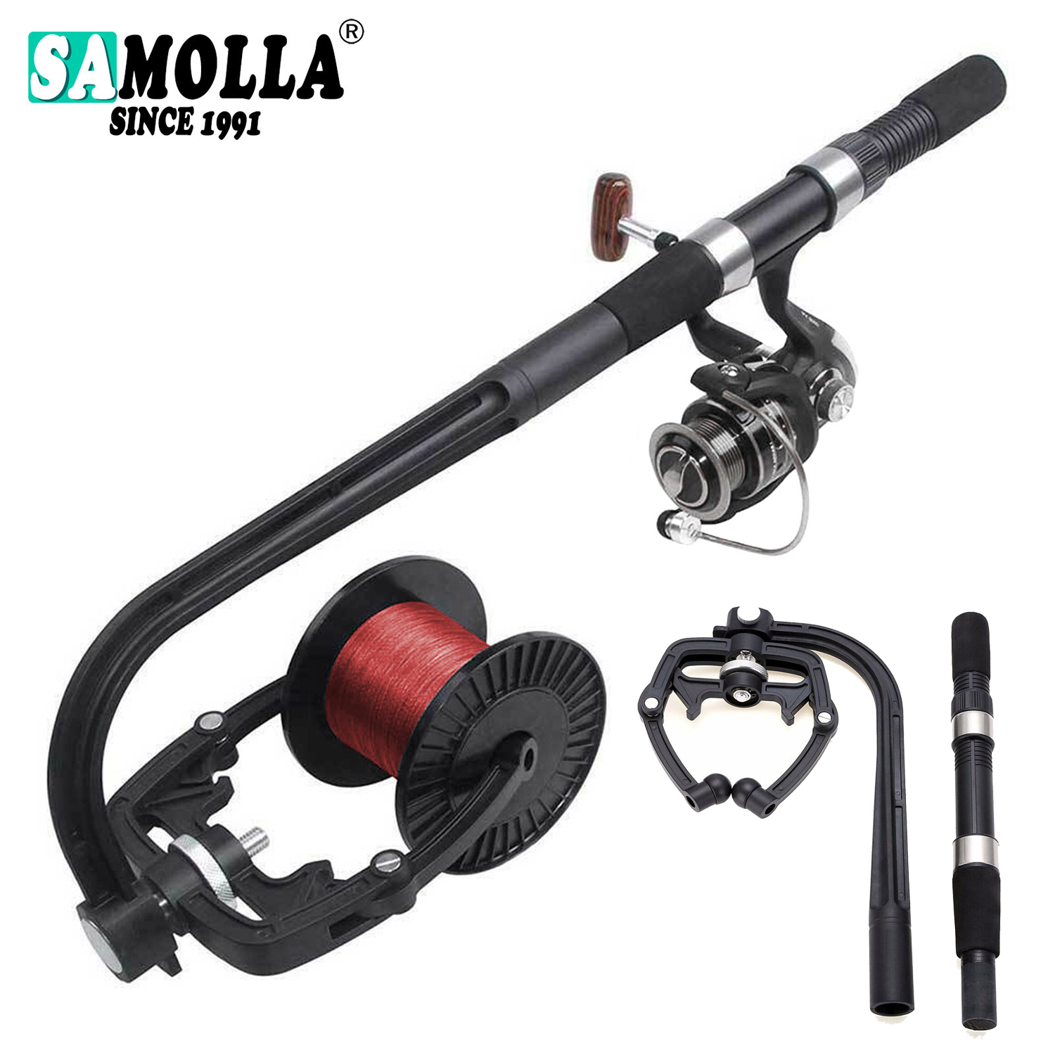 Spinning Reel - İplik Baitcasting hattı sarıcı için olta