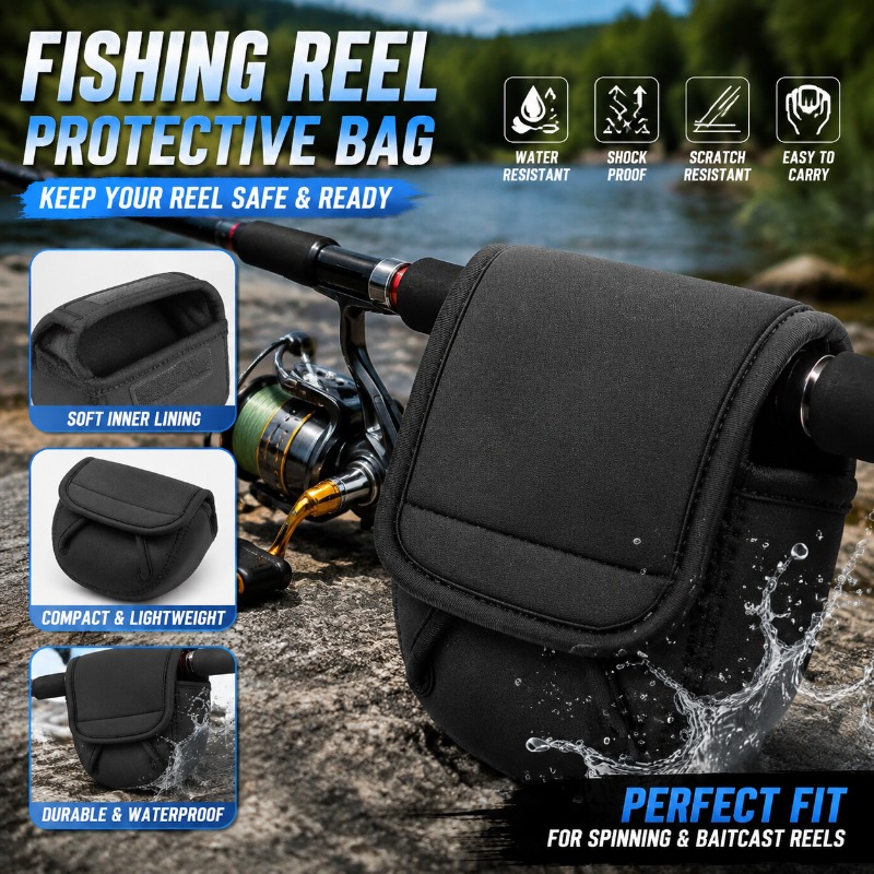 Spinning Reel - Balıkçılık Makarası Koruyucu Kılıf Çantası, 500-8000