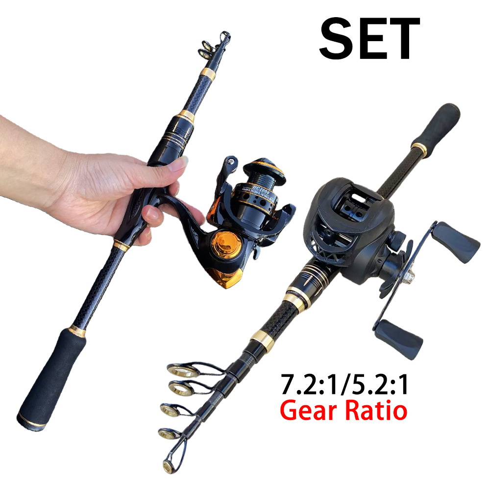 Spincast Reel - Balıkçılık Malzemeleri Kombinasyonu Kısa Olta Makarası